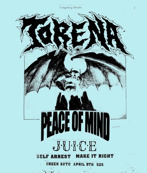 Torena, Peace Of Mind, Juice, Self Arrest, Make It Right