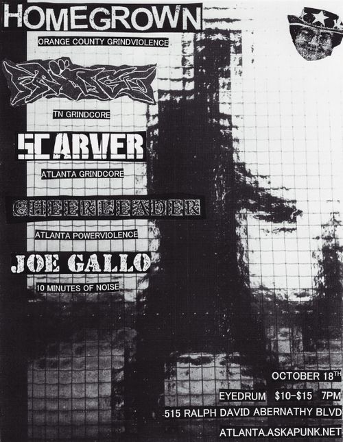 HOMEGROWN, FRIDGE, CHEERLEADER, SCARVER AND JOE GALLO