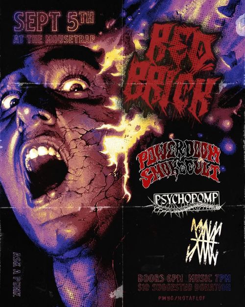 Red Brick, Power Doom Smoke Cult, Psychopomp, Sarkic