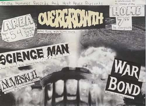 Overgrowth, Science Man, War Bond, Numbskull