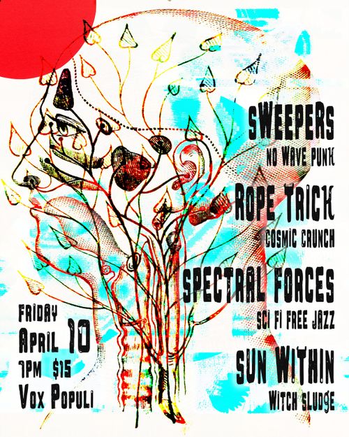 Sweepers, Rope Trick, Spectral Forces, Sun Within