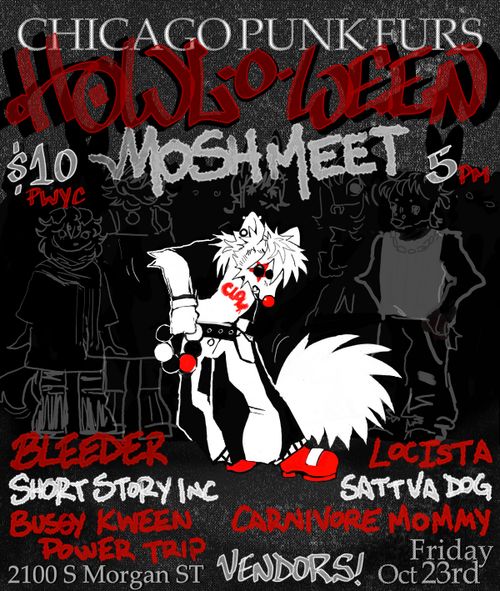 Chicago Punk Furs HOWL-O-WEEN Mosh Meet