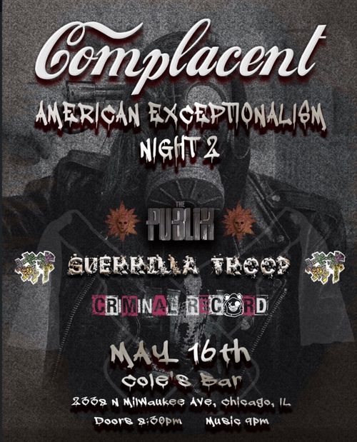 Complacent Album Release 