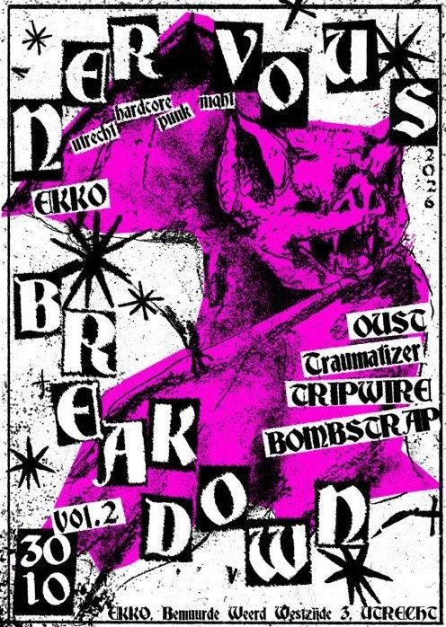 Nervous Breakdown Volume 2 met BOMBSTRAP, OUST, TRAUMATIZER en TRIPWIRE