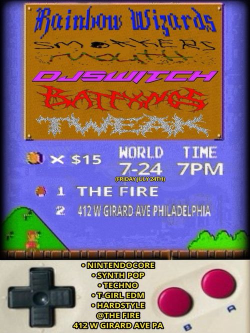 RAINBOW WIZARDS / SMOAKERSMOUTH / DJSWITCH / BATFXNGS / TWEAK