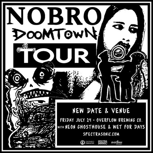 NOBRO, Neon Ghosthouse, Wet For Days at Overflow Brewing