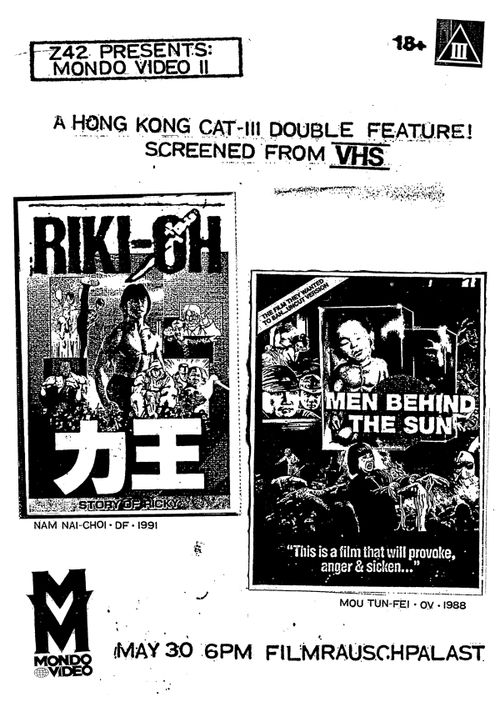 Mondo Video II: STORY OF RICKY (DF) & MEN BEHIND THE SUN (OmeU)