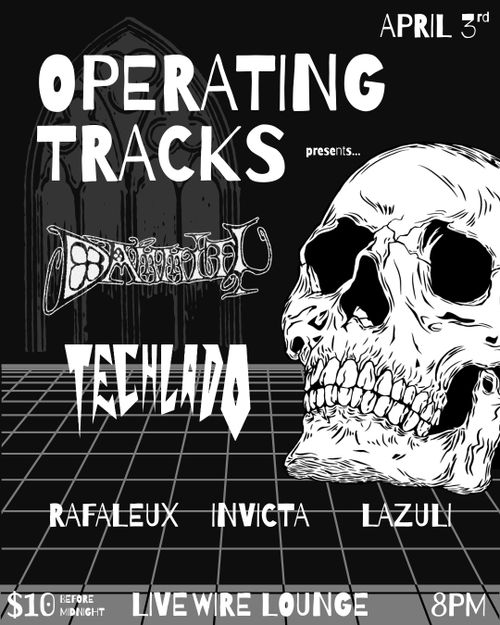 OPERATING TRACKS PRESENTS: DAMMIT!, TECHLADO, DJS RAFALEUX, INVICTA, LAZULIL