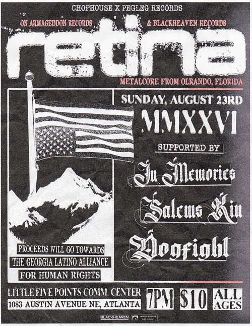RETINA. (ORL) + IN MEMORIES + SALEMS KIN + DOGFIGHT