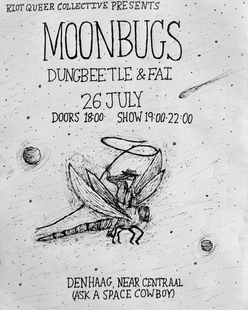 Moonbugs (space cowboy folk punk theatrical musical) + Dungbeetle + Fai