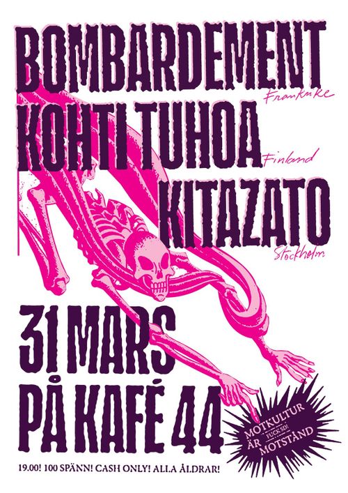 Bombardement (FR) + Kohti Tuhoa (FIN) + Kitazato