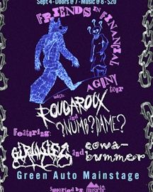 Rougaroux / ?NUMB?DAME? - Tour Kickoff Show + Girlwife & Cowabummer