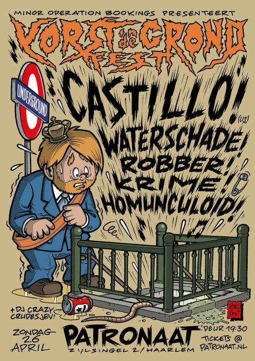 Vorst in de Grond 2026: Castillo, Waterschade, Robber, Krime & Homunculoid