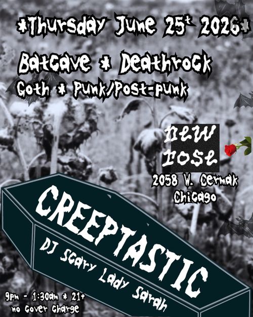 Creeptastic: Batcave/Deathrock/GothRock/Punk Music Party