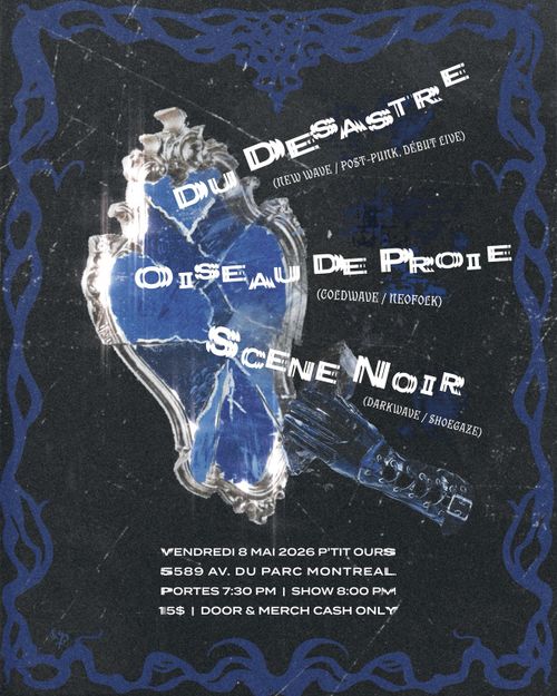 Scene Noir, Oiseau de Proie et Du Desastre