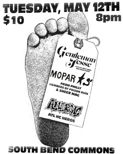 Gentleman Jesse, Mopar Stars, Allergic