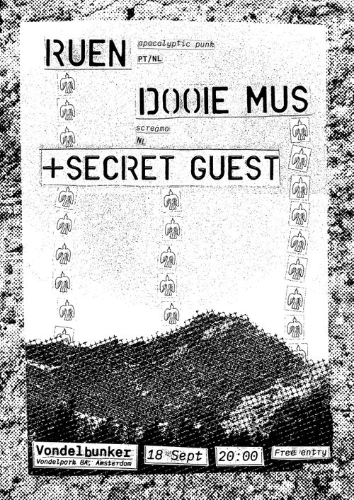 RUEN (pt) + Dooie Mus + secret guest @Vondelbunker 18.09.26