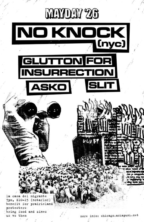 NO KNOCK (nyc) + Prairieland Protester Benefit