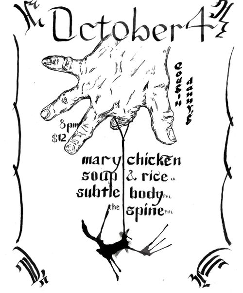 Mary Chicken Soup & Rice, Subtle Body, The Spine