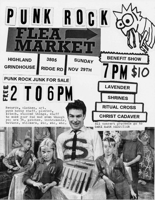 NWI Punk Flea Market and Gary Harm Reduction Benefit Show