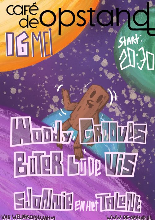Band night bij collectief cafe de opstand!