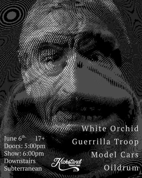 White Orchid w Guerrilla Troop, Model Cars, and Oildrum