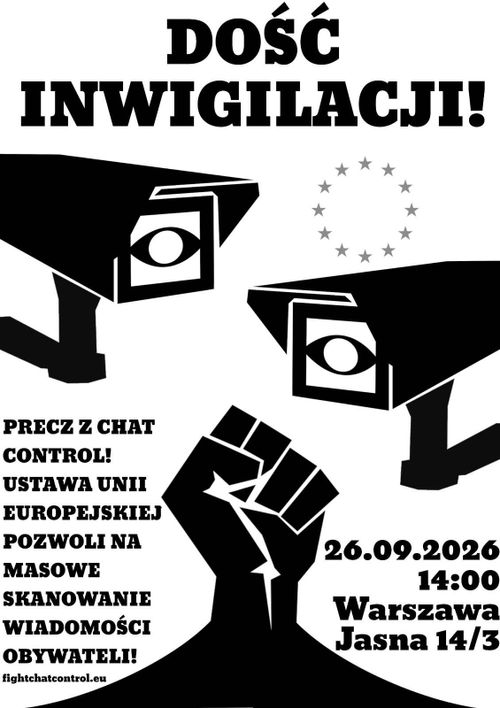 Dość Inwigilacji - Demonstracja