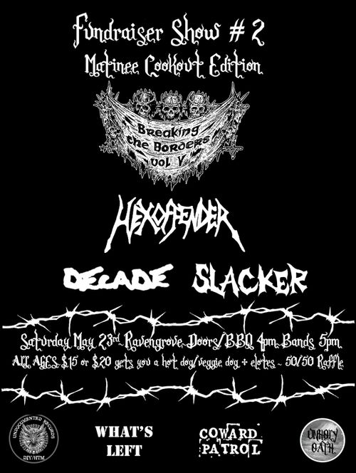 Breaking The Borders Fundraiser-Matinee Cookout Edition