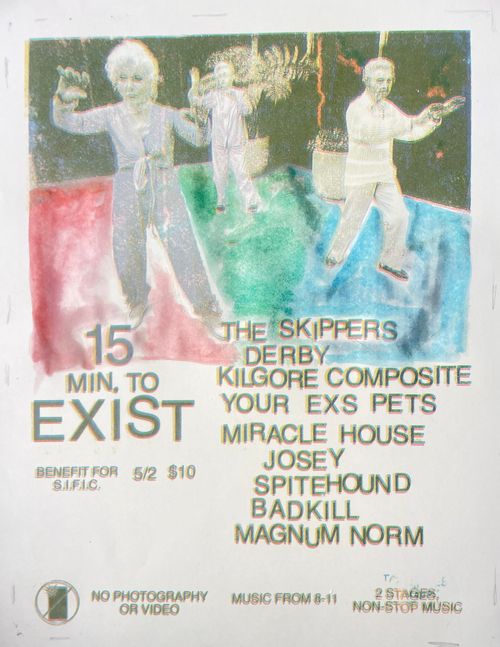 15 MINUTES TO EXIST - BENEFIT HOUSE SHOW FOR S.I.F.I.C.