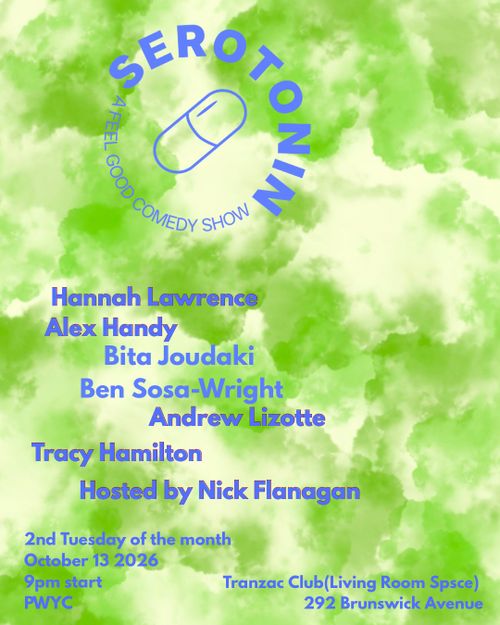 Serotonin Comedy @ Tranzac PWYC! Hosted by Nick Flanagan