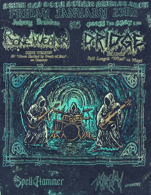 BONE WEAPON, DRIDGE, SPELLHAMMER, NVNNERY