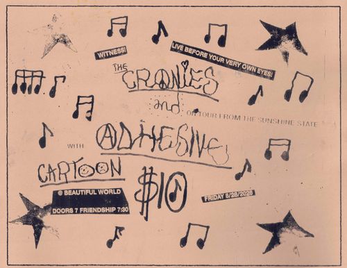 Cronies (FL), Adhesive (FL), Cartoon