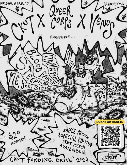 CKUT x Queercorps x Venus – 2026 Funding Drive Benefit Concert