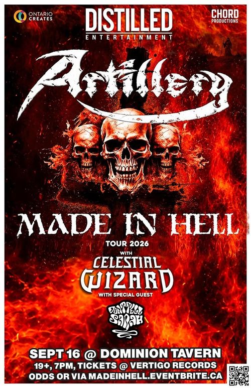 Artillery, Celestial Wizard, Don't Tell Sarah + More @ The Dom