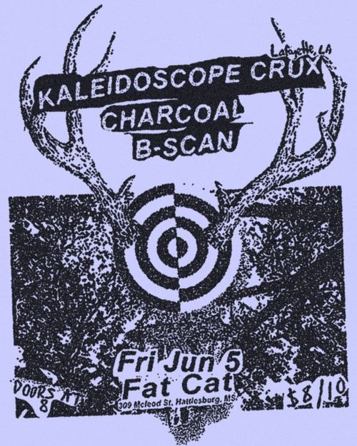 Kaleidoscope Crux (Lafayette, LA), Charcoal (Hattiesburg), B-SCAN (Hattiesburg)