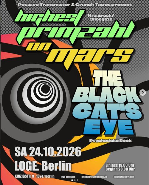 THE BLACK CAT'S EYE + HIGHEST PRIMZAHL ON MARS