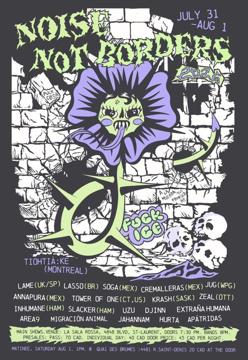 NOISE NOT BORDERS Saturday Night
