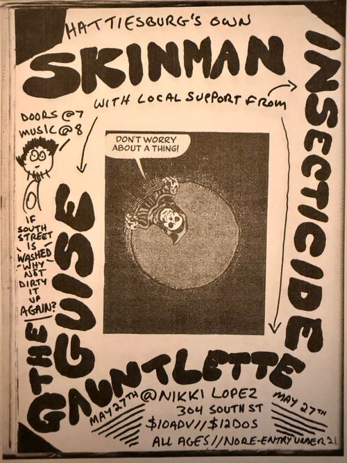 SKINMAN (MISSISSIPPI)//INSECTICIDE//THE GUISE//GAUNTLETTE