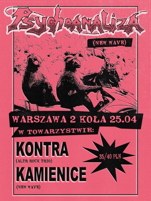 Psychoanaliza + Kontra + Kamienice | WIOSNA 2026