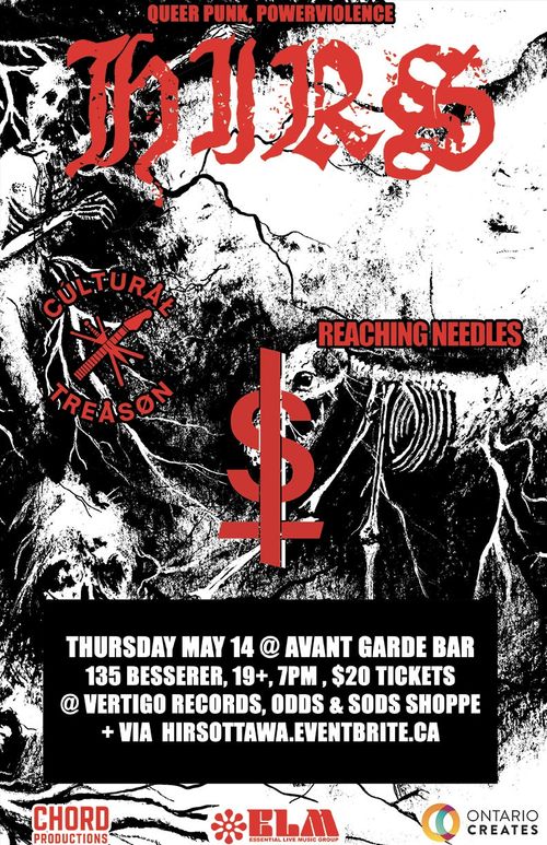 The Hirs Collective, Subtrash, Cultural Treason and Reaching Needles at Avant Garde