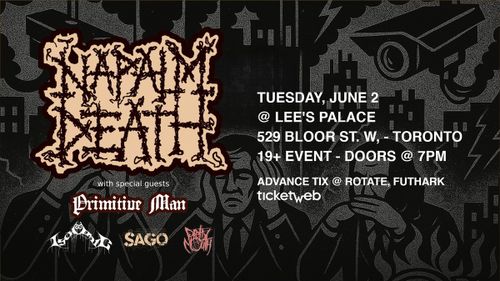 Napalm Death / Primitive Man / 