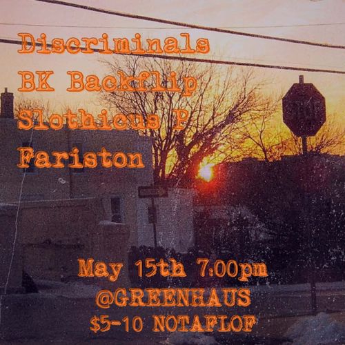 BK Backflip!, Fariston, Slothicus P, Discriminals
