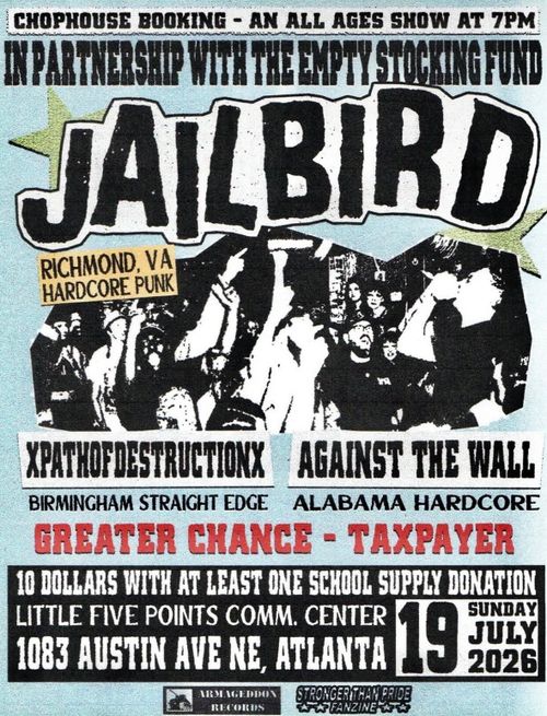 JAILBIRD (VA) Path Of Destruction (Al) Against the Wall (Al) + Greater chance & Taxpayer