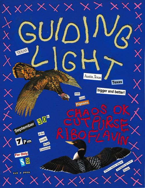 Guiding Light (Austin, TX) + Chaos OK + Cutpurse + Riboflavin