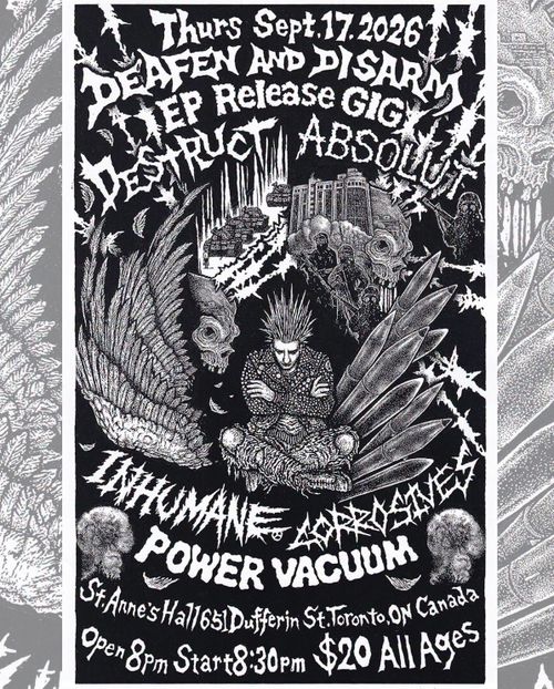 Deafen and Disarm ep release gig