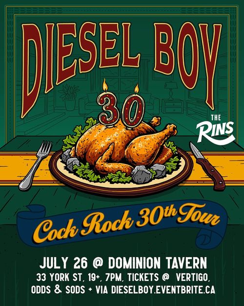 Diesel Boy, The Rins, Holly Acres at The Dom