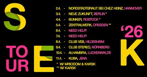 USU pres.: SEK + Karsk + Mriodom | Neue Zukunft - 03.04.2026