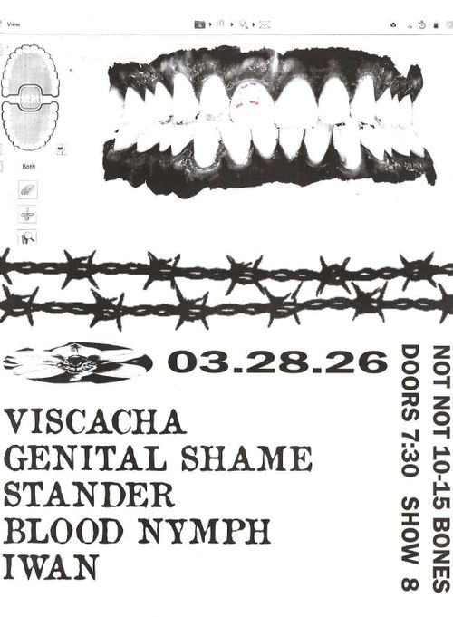 Viscacha, Genital Shame, Stander, Blood Nymph, Iwan