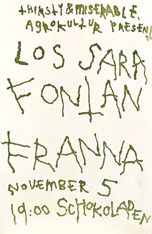 Los Sara Fontán (esp) + Franna (bln)