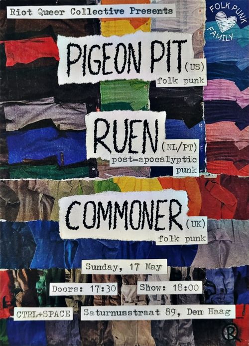 Folk Punk: Pigeon Pit, Ruen, Commoner